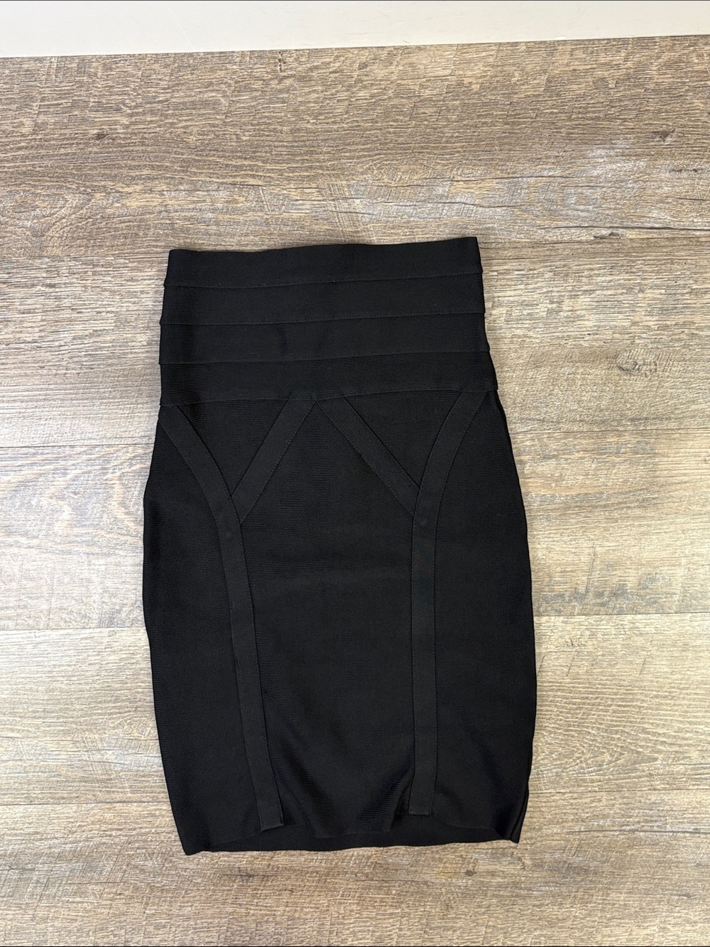 Bebe Black Bandage Bodycon Pencil Skirt Size S
